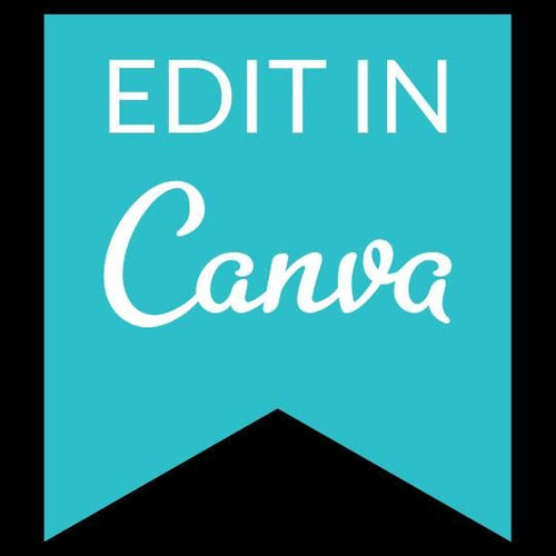 Birthday Flyer: Editable Canva Template (Digital Download)